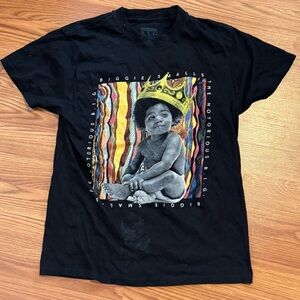 Biggie‎ Smalls B.I.G Black Colorful Graphic T-Shirt Size M